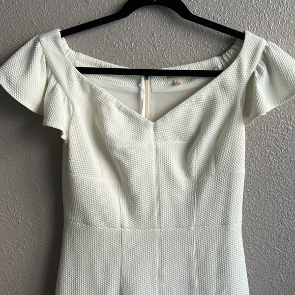 Rebecca Taylor textured stretch off the shoulder skater dress - Picture 7 of 10